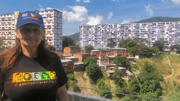 Guadalupe Rodríguez, moradora do bairro 23 de Janeiro, reduto da Revolução Bolivariana e berço da resistência chavista
Stefani Costa